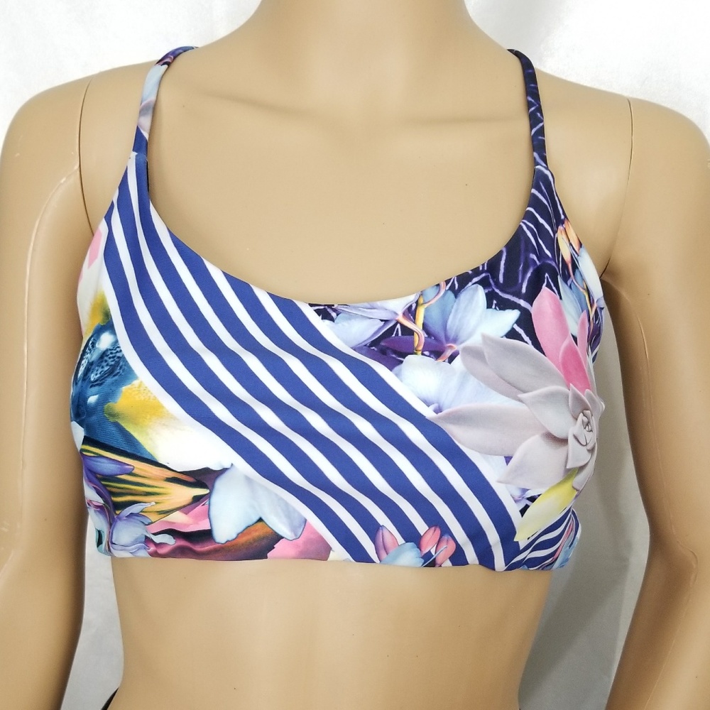 Soulcycle Foral Print Sports Bra M/L